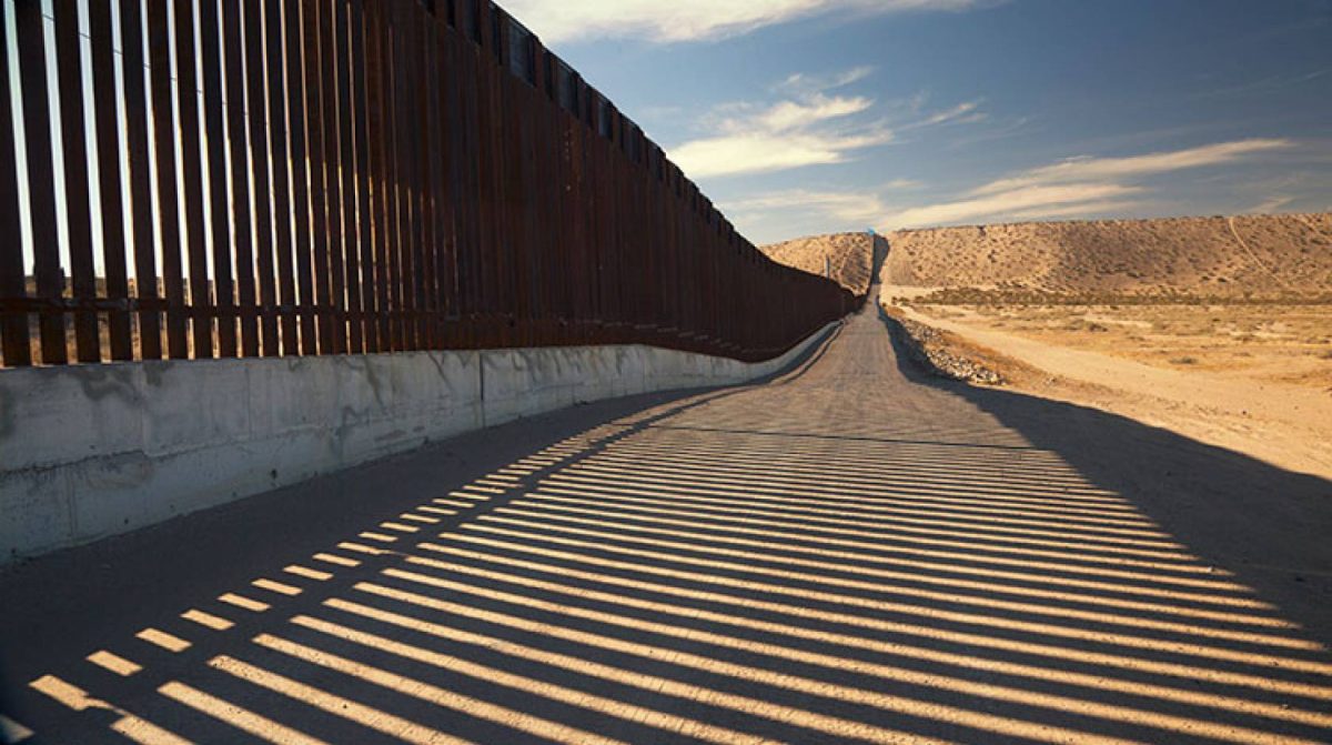 Border Wall. 
Photo Credit: University of California 